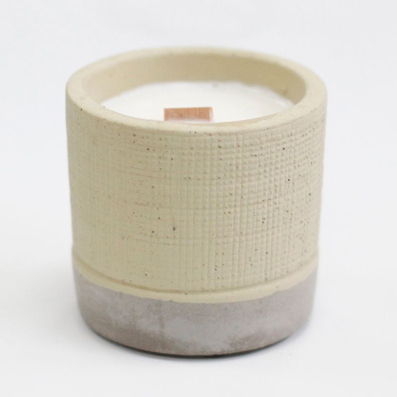 Bougie Béton Pot Beige - Café au Club