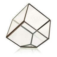 Terrarium en Verre - Cube en Coin