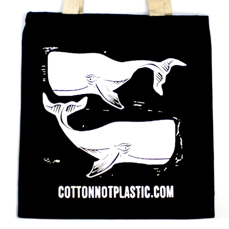 Gd Sacs Coton Naturel 227g 38x42cm - Baleines Blanches