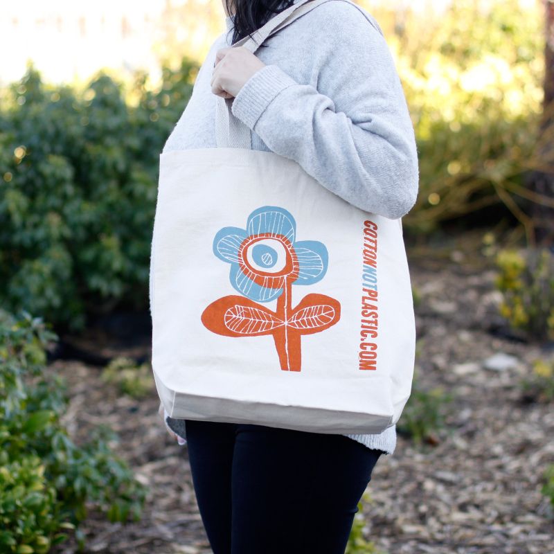 Sac Cabas Éco Fleur (4 modèles assortis)