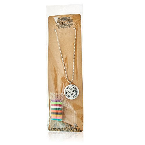 Collier Diffuseur Aromathérapie -  Amour Infini 25mm
