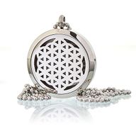Collier Diffuseur Aromathérapie- Fleur de Vie 30mm