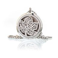 Collier Diffuseur Aromathérapie - Feuille 30mm