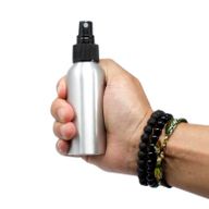 Bouteille en aluminium de 100 ml avec pompe noire