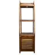 Présentoir en Bois Recyclé Teck