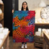 Tenture coton - Mandala rond