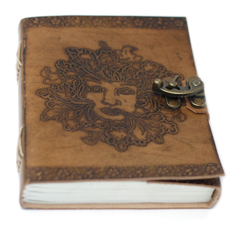 Carnet En Cuir Greenman (6x8")