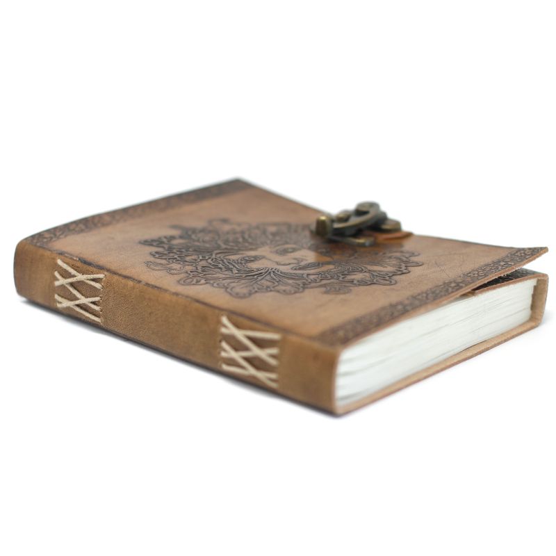 Carnet En Cuir Greenman (6x8")