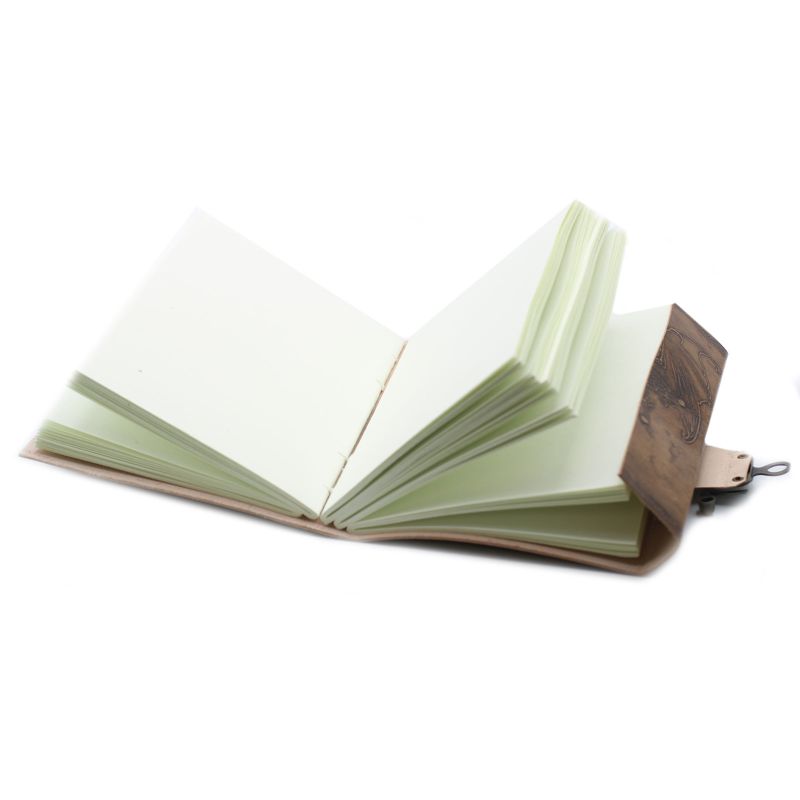 Carnet En Cuir Dragon (6x8")