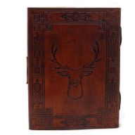 Carnet En Cuir Cerf (6x8")