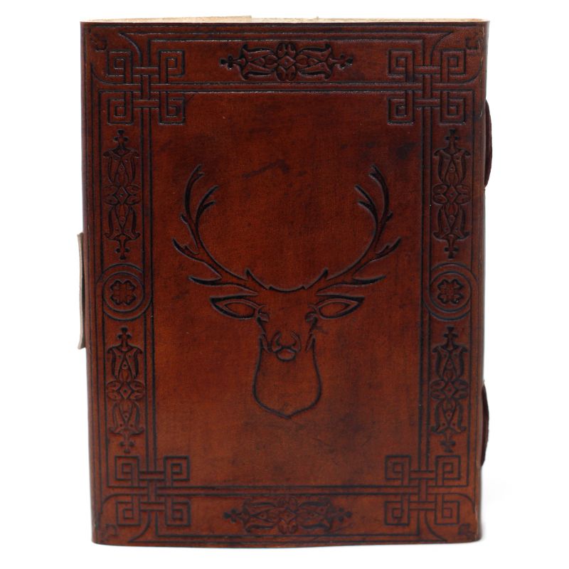 Carnet En Cuir Cerf (6x8")