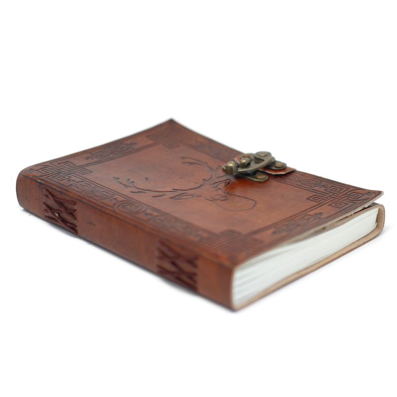 Carnet En Cuir Cerf (6x8")