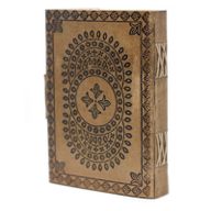 Carnet En Cuir Mandala (7x5")