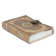 Carnet En Cuir Mandala (7x5")