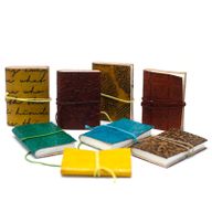 Mini Carnets En Cuir Assortis (4x3")