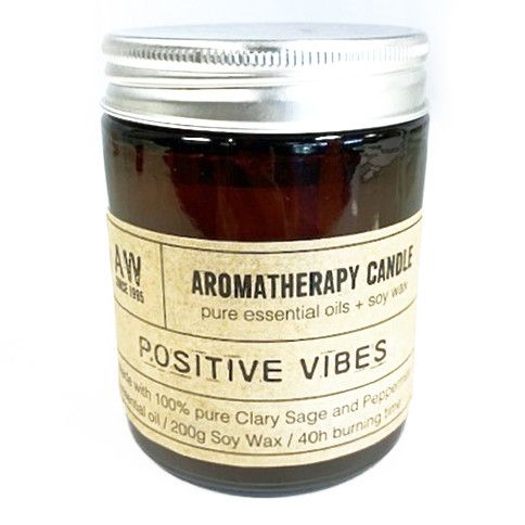 Bougie Aromathérapie 200g - Pensées Positives