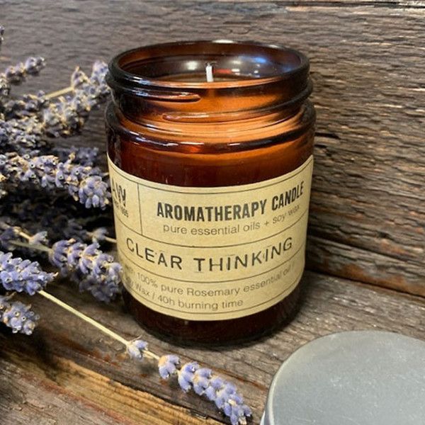 Bougie Aromathérapie 200g  - Pensées Claires