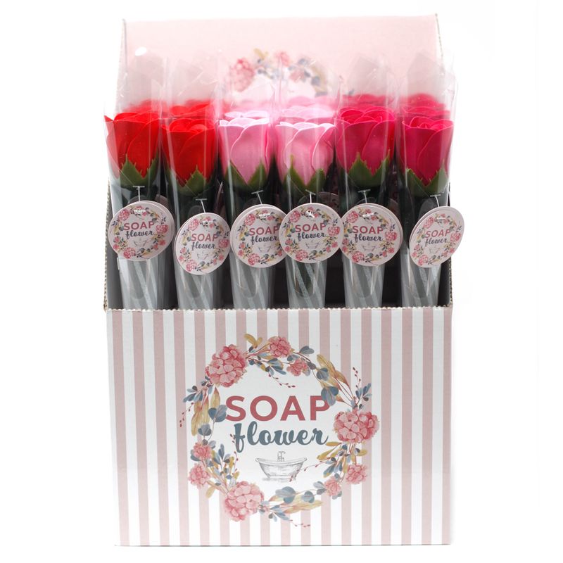 Fleurs Uniques et Présentoir - Petite Rose