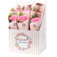 Fleurs Uniques et Présentoir - Bouquet d'Œillets