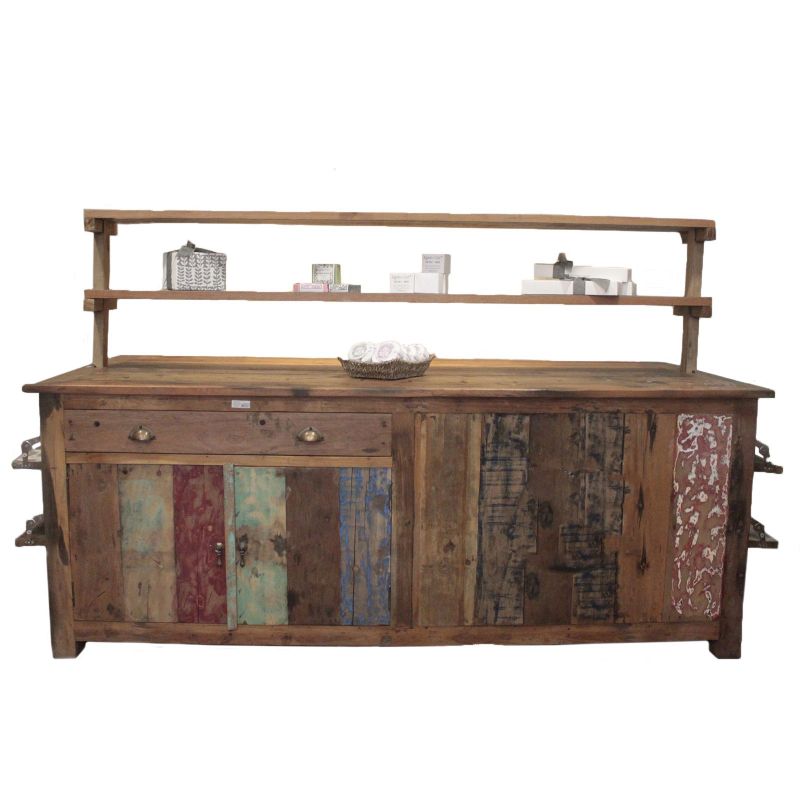 A&C Grande Table de présentation centrale 207x97x80cm