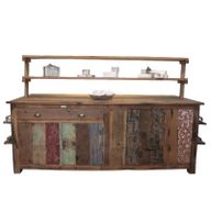 A&C Grande Table de présentation centrale 207x97x80cm