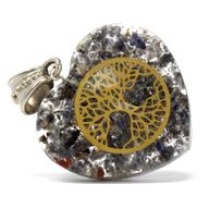 Pendentifs Orgonite - Coeur Arbre de Vie