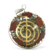 Pendentifs Orgonite - Dôme de Puissance Spirale