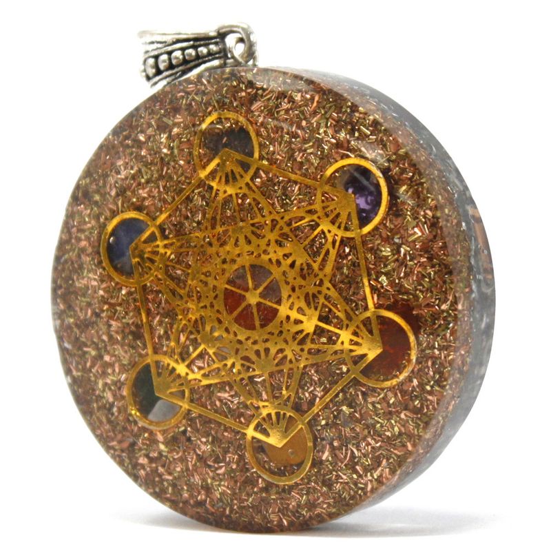 Pendentifs Orgonite - Large Chakra Multi Pouvoirs