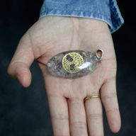 Pendentifs Orgonite - Oval Arbre de Vie
