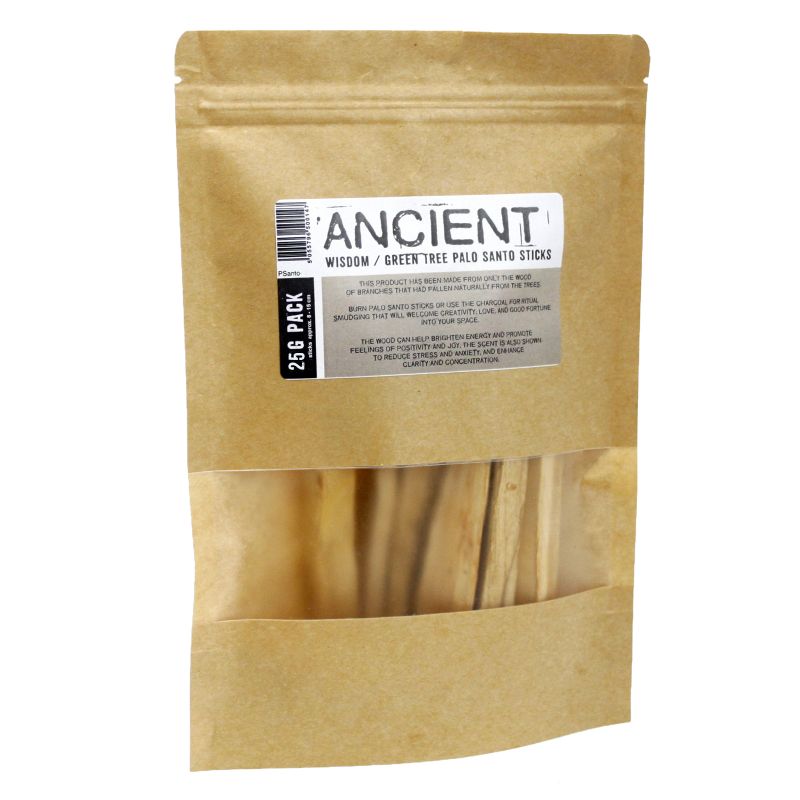 25g Palo Santo Arbre Vert 3-4 Bâtonnets