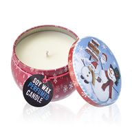 Bougies Artistiques Étain - Noël Vintage