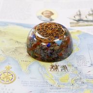 Presse-papiers Orgonite - Dôme Multi Pierre