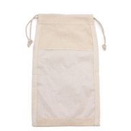 Pochettes Coton avec Fenêtre Grand - 26x15cm