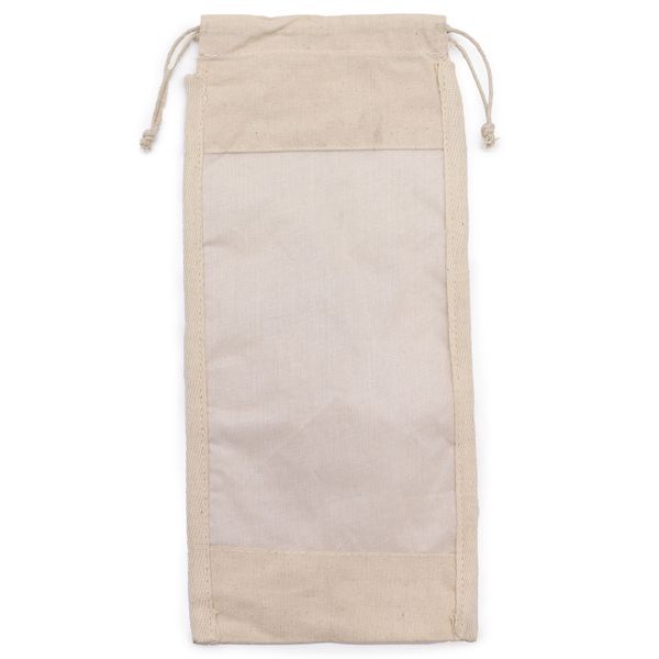 Pochette Coton avec Fenêtre Long - 35x15cm