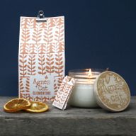 Coffret Cadeau de Bougies en Cire de Soja en Pot de 180 gr - Figue Blanche