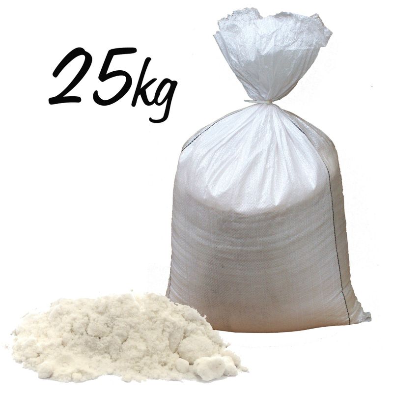 Sac de sel de bain blanc 25 kg - 2 mm