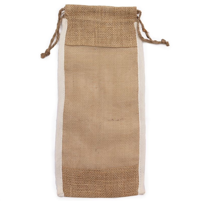 Pochette Longue Jute Lavé - 35x15cm