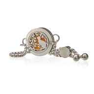 Bracelet Chaîne Diffuseur Aromathérapie - Chat 20mm