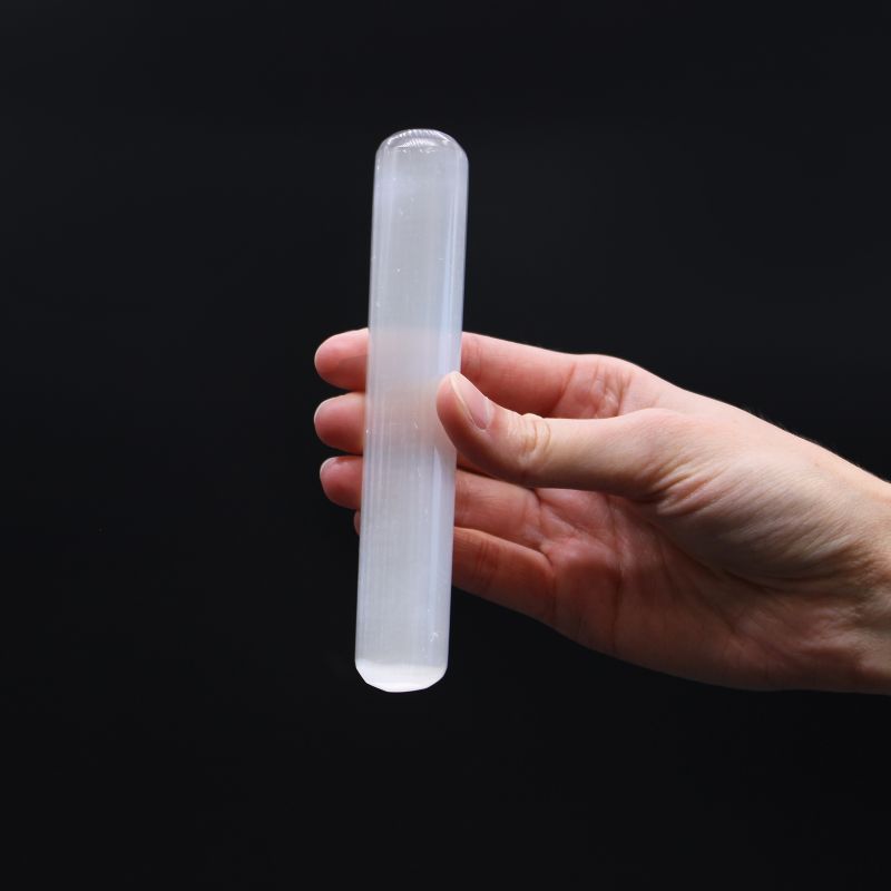 Baguette Sélénite Arrondie - 16 cm