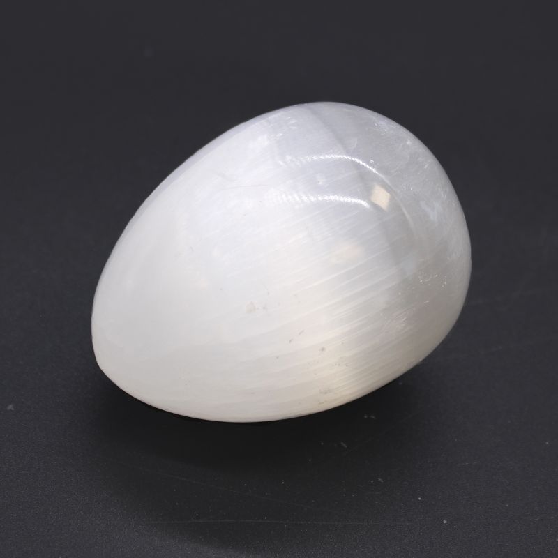 Pierre de Sélénite Polie - Oeuf 5-6 cm
