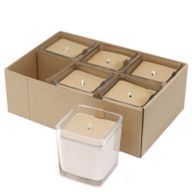 Bougies Cire de Soja Sans Étiquette - Boulangerie