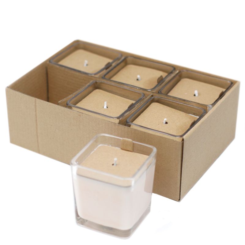 Bougies Cire de Soja Sans Étiquette - Boulangerie