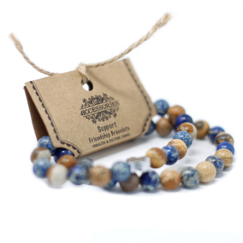 Lot de 2 Bracelets Amitié - Loyauté