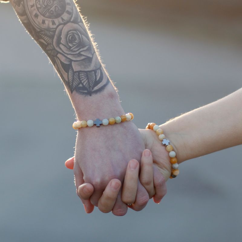 Lot de 2 Bracelets Amitié - Eternité