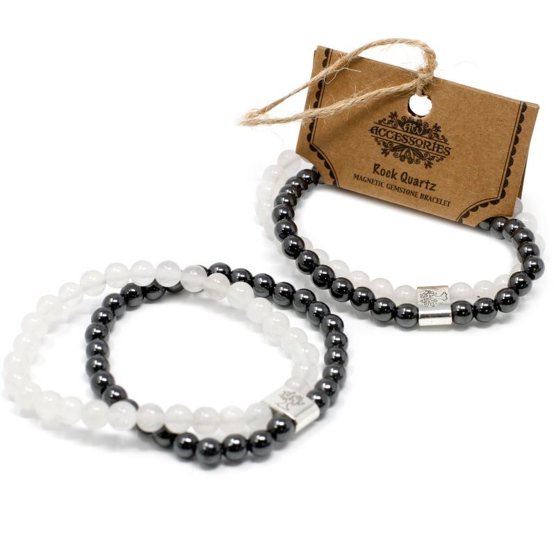 Bracelets Magnétiques Gemme - Quartz Roche