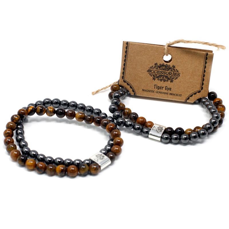 Bracelets Magnétiques Gemme - Œil de Tigre