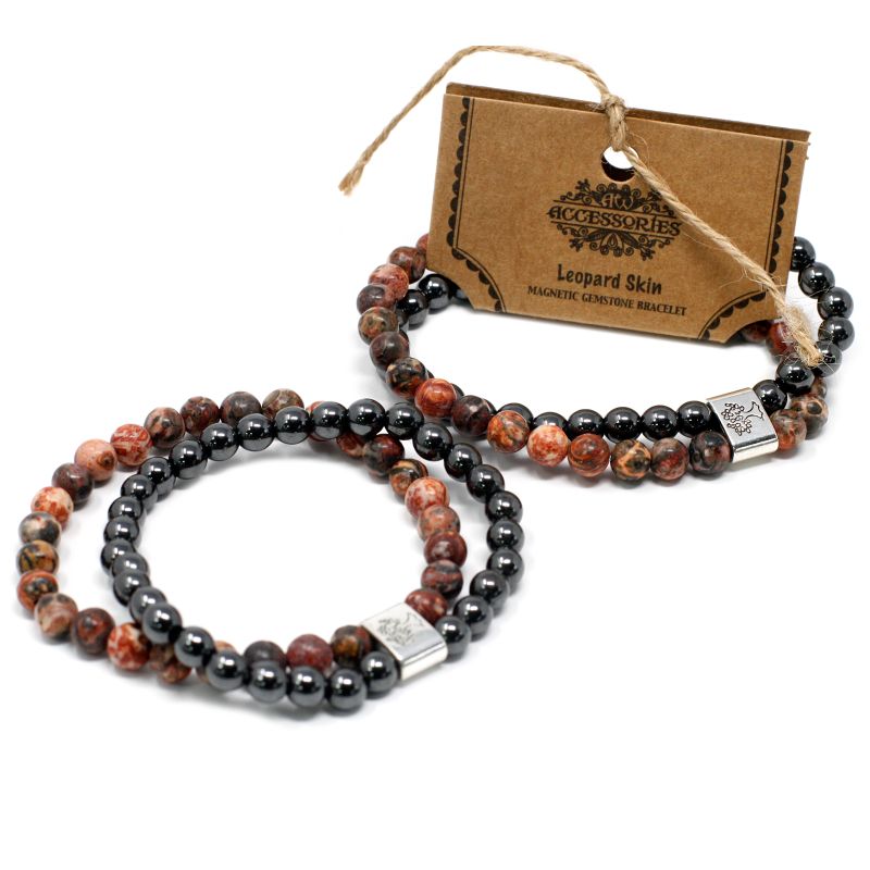 Bracelets Magnétiques Gemme - Peau de Léopard