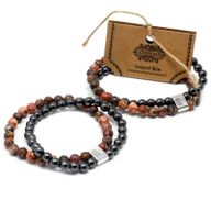 Bracelets Magnétiques Gemme - Peau de Léopard