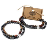 Bracelets Magnétiques Gemme - Jaspe Picasso