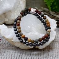 Bracelets Magnétiques Gemme - Jaspe Picasso